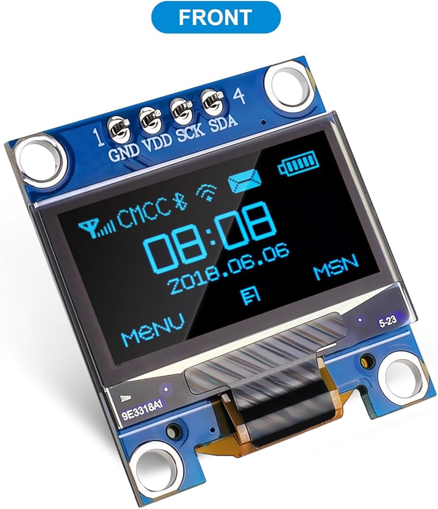 Display OLED de 0.96 pulgadas 128x64 — componente electrónico en Colombia | GYO Ingeniería